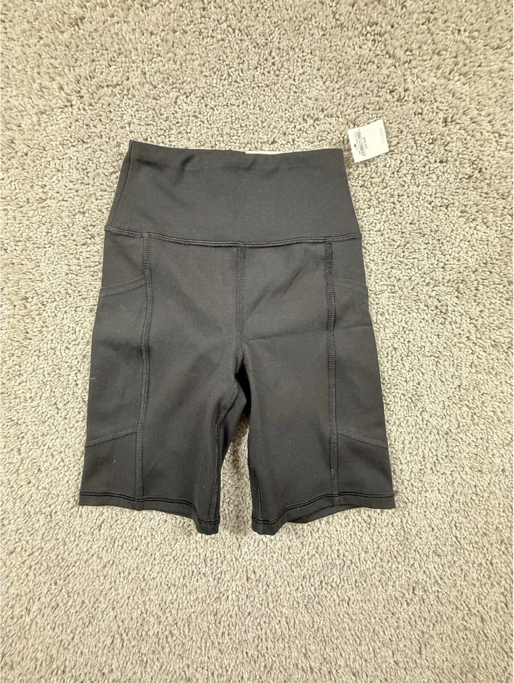 NWT American Eagle Women’s Pocket Bike Shorts XXS Black $30